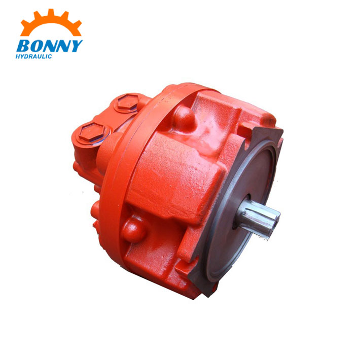 The function of the hydraulic motor